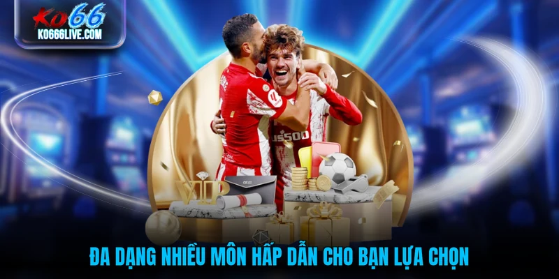 Đa dạng nhiều môn hấp dẫn cho bạn lựa chọn