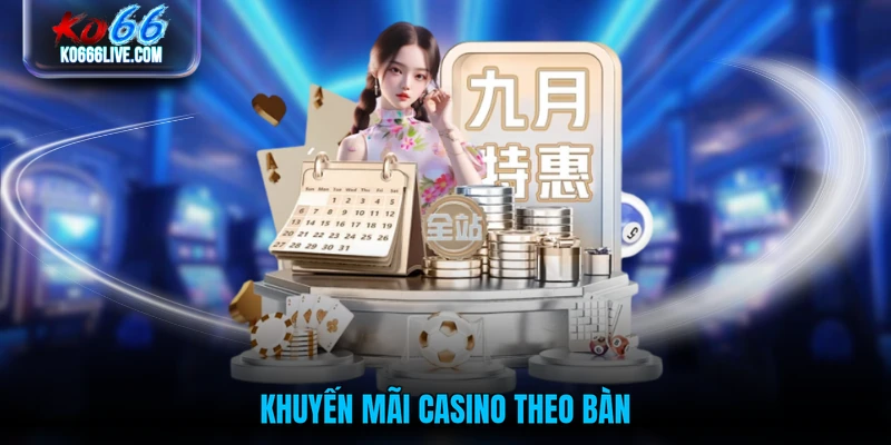 Khuyến mãi casino theo bàn