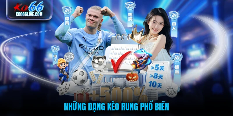 Những dạng kèo rung phổ biến